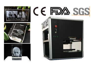 Chine Le Portable a personnalisé le laser de la machine de gravure de laser en cristal de portrait de la photo 3D 532nm fournisseur
